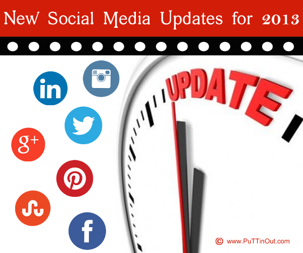 New Social Media Updates for 2013