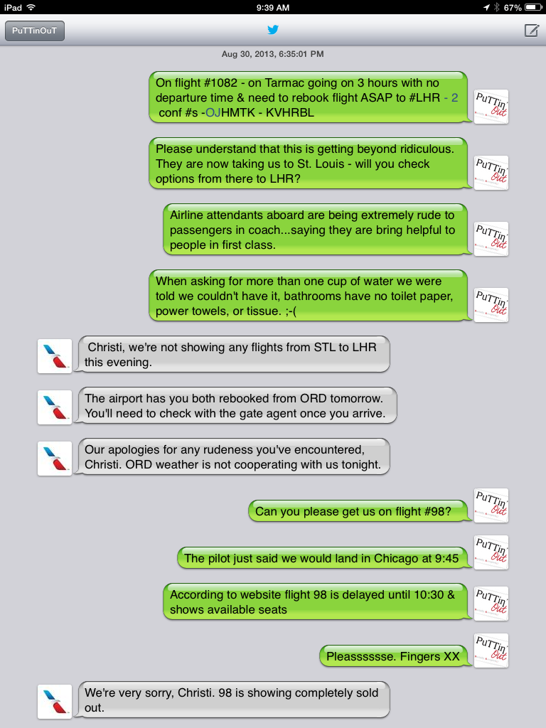 Twitter Customer Service With American Airlines 1