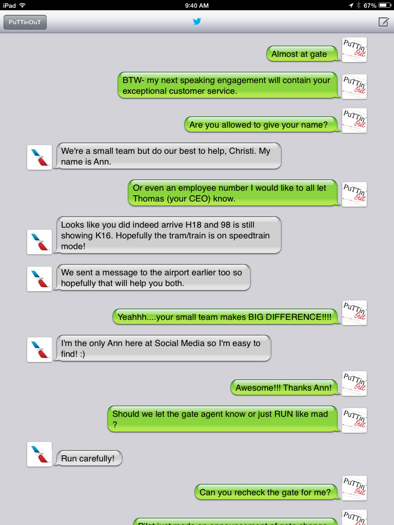 Twitter Customer Service With American Airlines 4