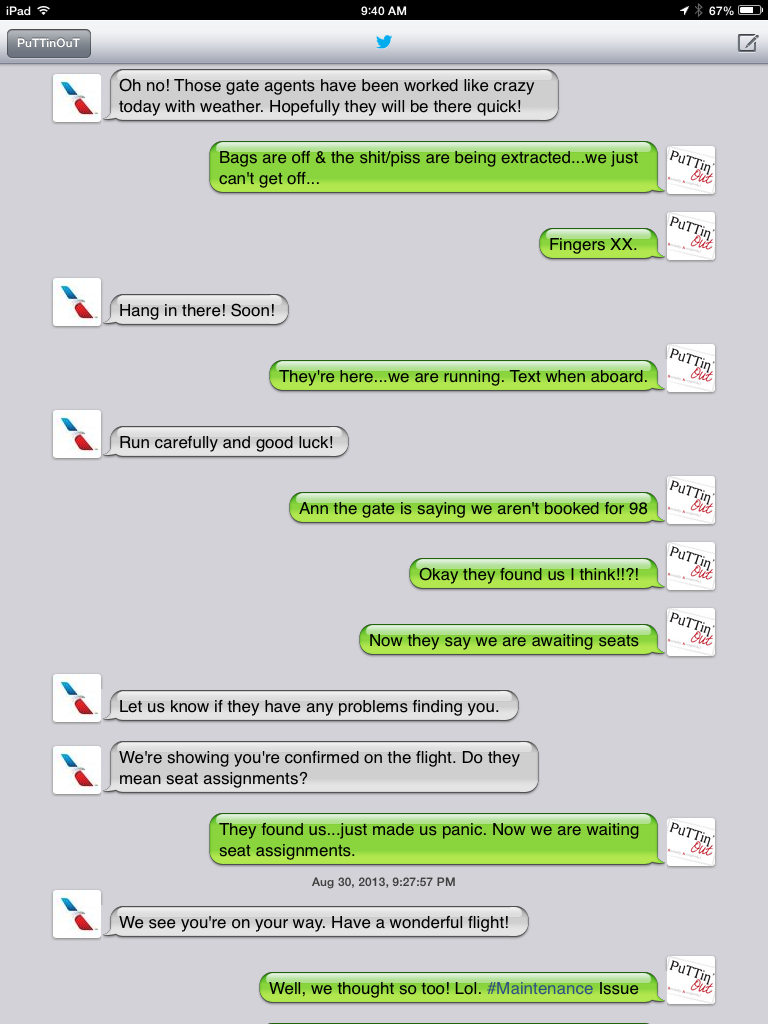 Twitter Customer Service with American Airlines 6