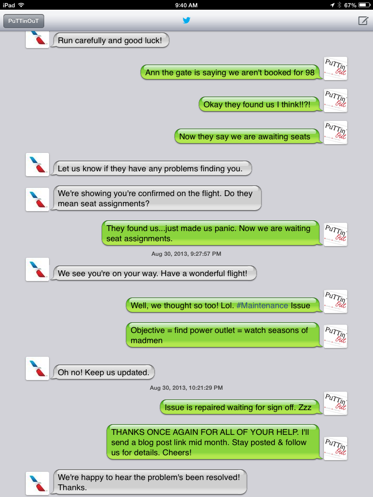 Twitter Customer Service With American Airlines 7