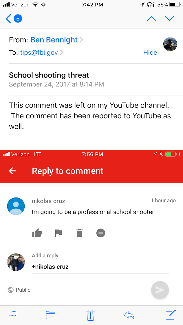 Bail bondsman from Mississippi reports Nikolas Cruz Florida Shooter School to FBI